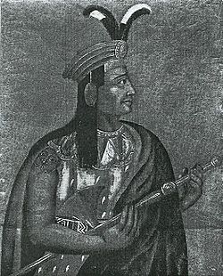Emperor Atahualpa, the victorious brother, however, his reign as emperor was short