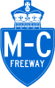 A Macdonald–Cartier Freeway reassurance marker
