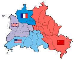 Map of occupied Berlin