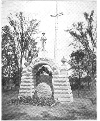 The memorial to the Confederate dead at Camp Chase, published in 1909