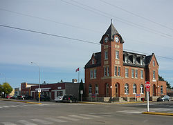 Post office in downtown Battleford
