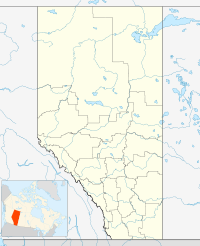 Erskine is located in Alberta
