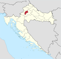 City of Zagreb within Croatia