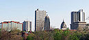 Downtown Fort Wayne, Indiana Skyline from Old Fort, May 2014.jpg
