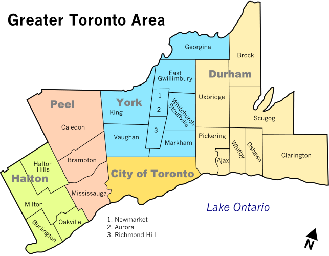File:Greater toronto area map.svg