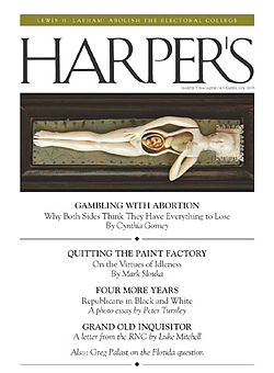 November 2004 Cover of Harper's Magazine.jpg