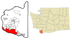 Location in Washington