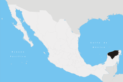 State of Yucatán within Mexico
