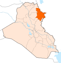 Location of Sulaymaniyah