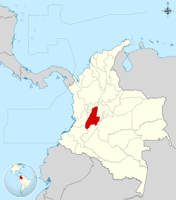 Tolima shown in red