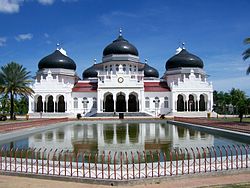 Baiturrahman Grand Mosque in Banda Aceh