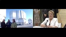 File:Chilean President Michelle Bachelet holds video conference with Paranal Observatory from Expo Milano 2015.webm
