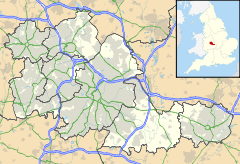 Aldridge is located in West Midlands county