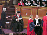 Graduation at the University of Oxford.