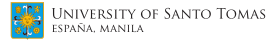 The logo of University of Santo Tomas