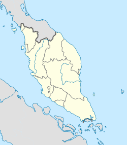 Kuala Lumpur is located in Peninsular Malaysia