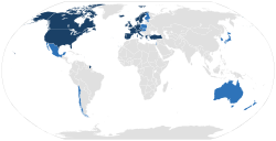      Founding member countries (1961)     Other member countries