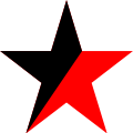Anarchist red-black star