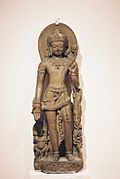 A statue of Avalokisteshvara found at Nalanda.