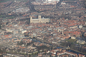 York city centre from above