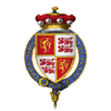 Coat of Arms of Sir John Talbot, 7th Baron Talbot, KG.png