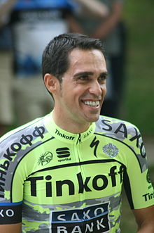 2015 Tour de France team presentation, Alberto Contador.jpg