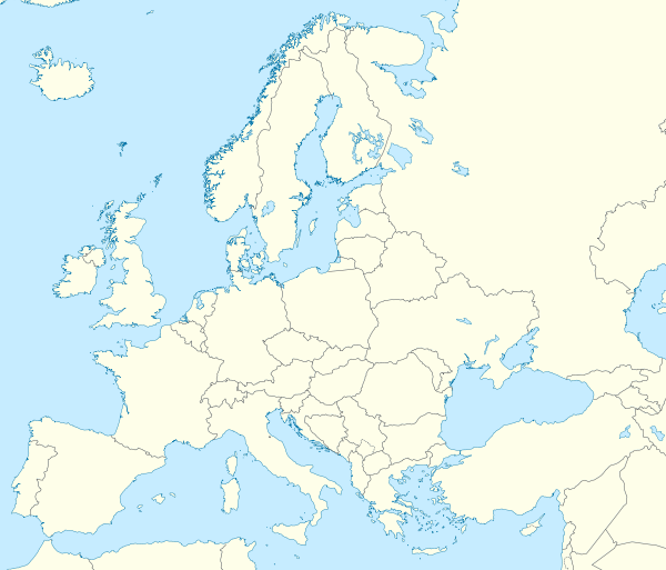 2012–13 UEFA Champions League is located in Europe