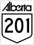 Alberta Highway 201 shield