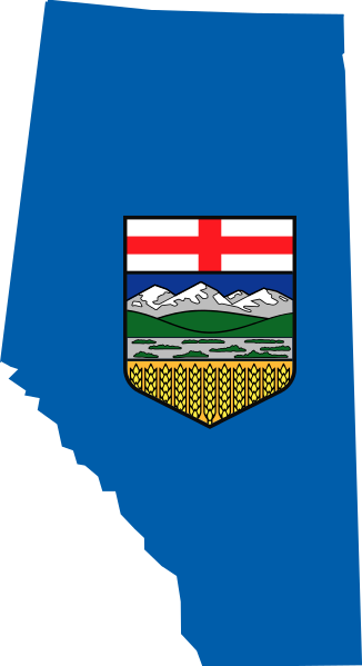 File:Flag-map of Alberta.svg
