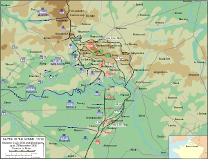 Map of the Battle of the Somme, 1916.svg