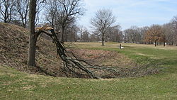 End of a ditch at the Great Circle in Newark.jpg
