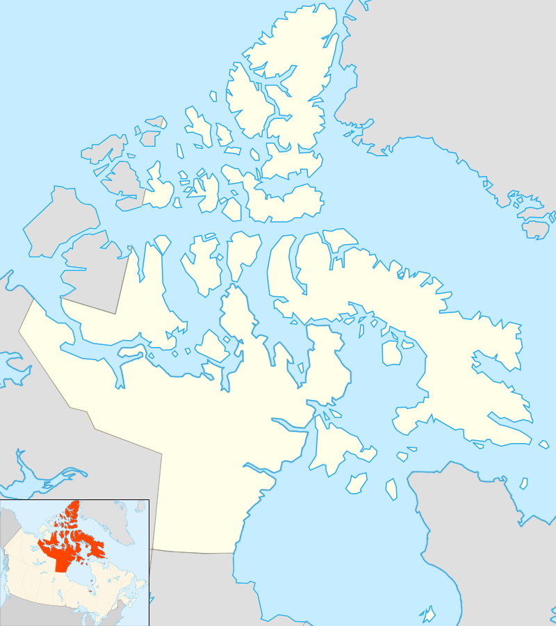 2010 Winter Olympics torch relay route is located in Nunavut