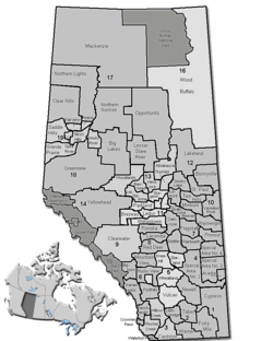 Westlock County is located in Alberta