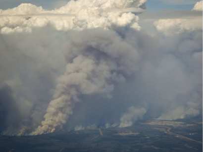 The Fort McMurray wildfire has crossed into Saskatchewan.