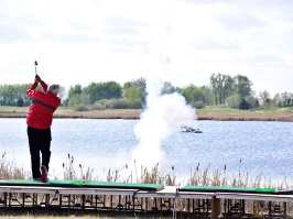 At 16, Matt Link blew up a boat with a stroke of his golf club. Link’s grandfather, Jim Cammaert, had the rowboat rigged with explosives at Strathmore Golf Club east of Calgary on Wednesday.