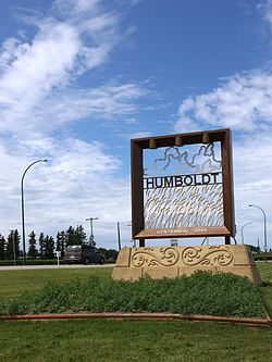 City of Humboldt welcome sign