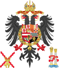 Ornamented Coat of arms of Charles V, Holy Roman Emperor