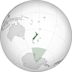 Location of New Zealand within the Realm of New Zealand