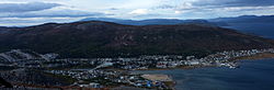 Nain as viewed from Mt. Sophie, September 2011.