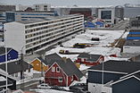Greenland 13, Nuuk, town centre with Blok P.JPG
