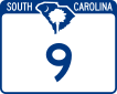 South Carolina state route marker