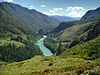 Katun River in Altai Mountains