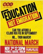 Education Not Emigration National March 3 November 2010 Poster.jpg