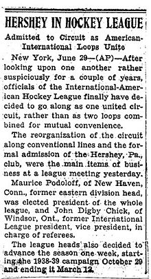"Hershey in Hockey League" (from The Philadelphia Record, 6-29-1938).jpg