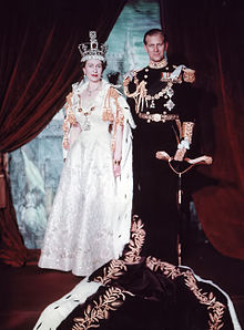 Elizabeth II & Philip after Coronation.JPG