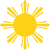 Sun Symbol of the National Flag of the Philippines.svg