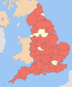 English non-metropolitan counties 2009.svg