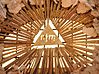 St. Charles's Church, Austria, Vienna - Gold piece high above the altar symbolizing Yahweh.jpg