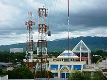 Communication towers in Zamboanga City.