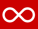 Métis flag Red or English variant, Metis people
